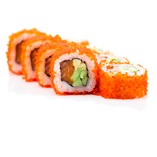 Picture of California Rolls with salmon