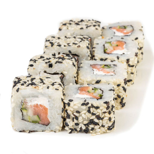 Изображение Ролл с копченым лососем